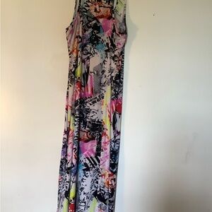 Love Women's Maxi Dress - Black, White, Pink